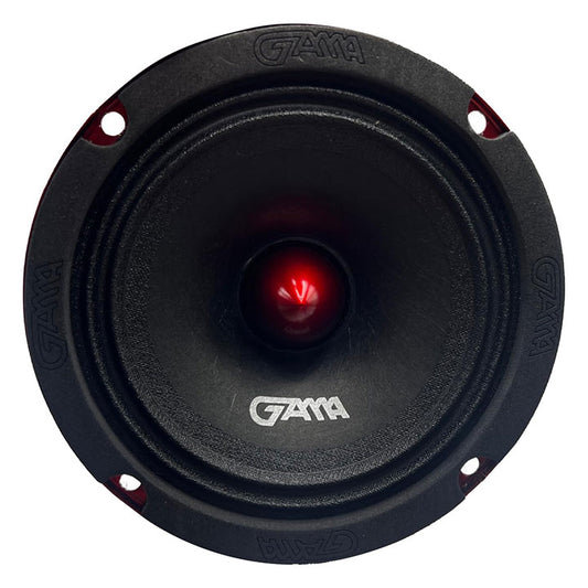 GAMA 4" Midrange Speaker with Red Bullet — Pro‑Audio Door Driver (Single)