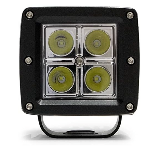 4" LED Work Light 16W 4D Reflector (Pair)