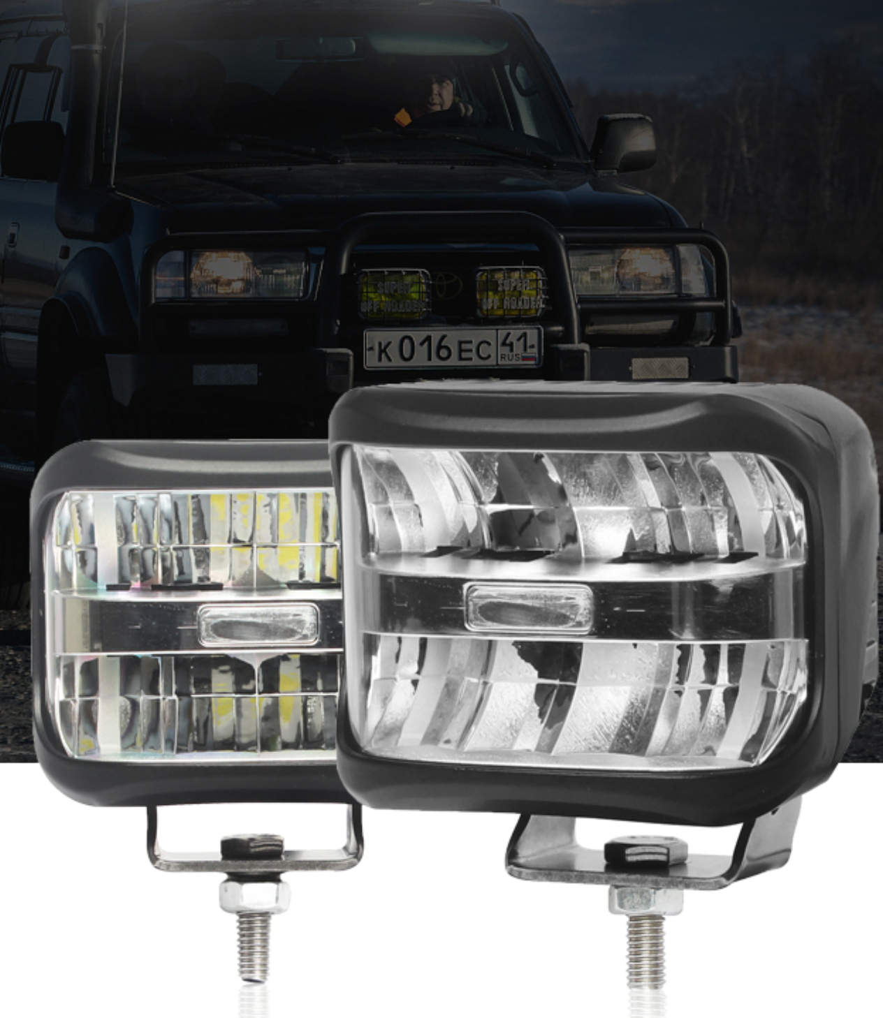 4" LED Work Light 20.5W (Pair)