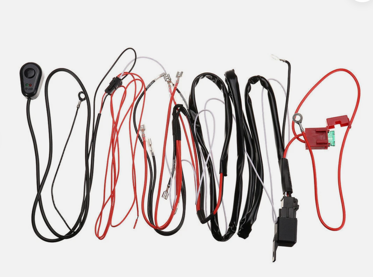 LED Light Wiring Harness – On/Off Switch with LED Indicator | 2.5 Meter Cable