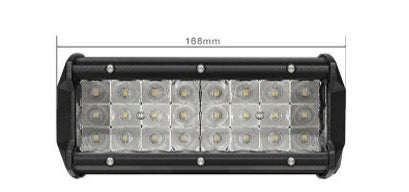 7" LED Light Bar – Three Row ETI LED 36W
