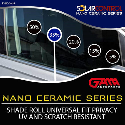 SOLARCONTROL Window Tint Car Film — 20" × 100 FT (Nano Ceramic)