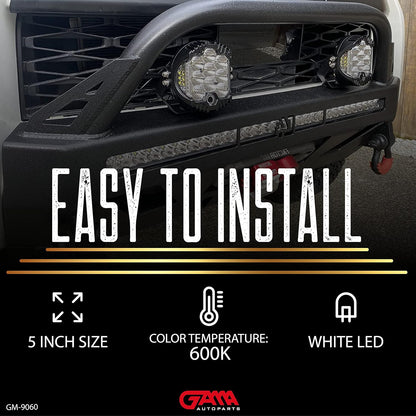 7" LED Light Bar Pods (Spot/Flood Combo)