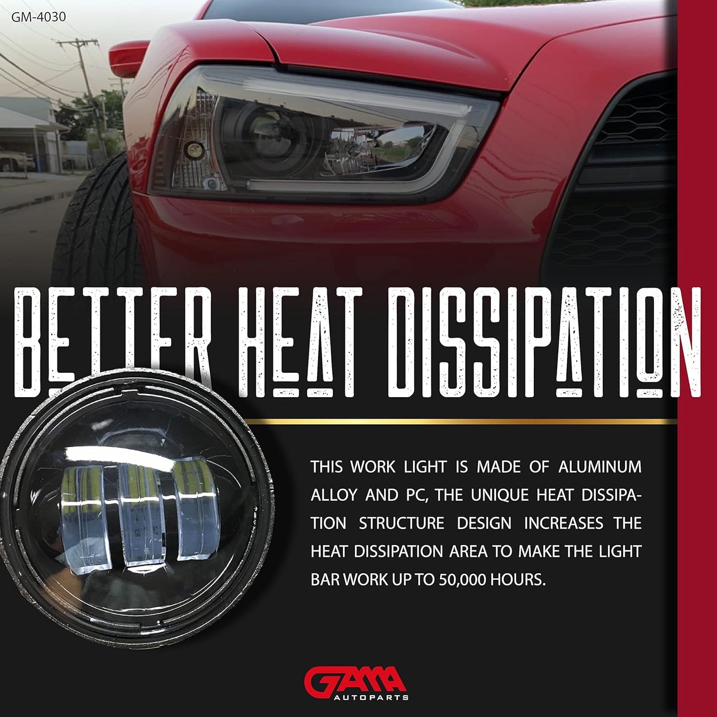 Pair 4" 30W Round LED Fog Lights (Amber/White) – Jeep JK/TJ/CJ