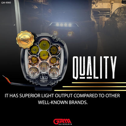 7" LED Light Bar Pods (Spot/Flood Combo)