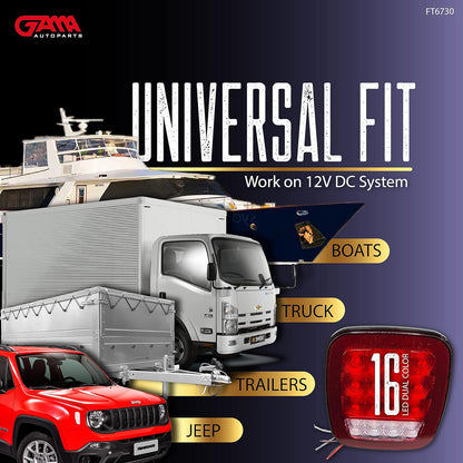 16‑LED Tail/Brake/Reverse – Jeep Style