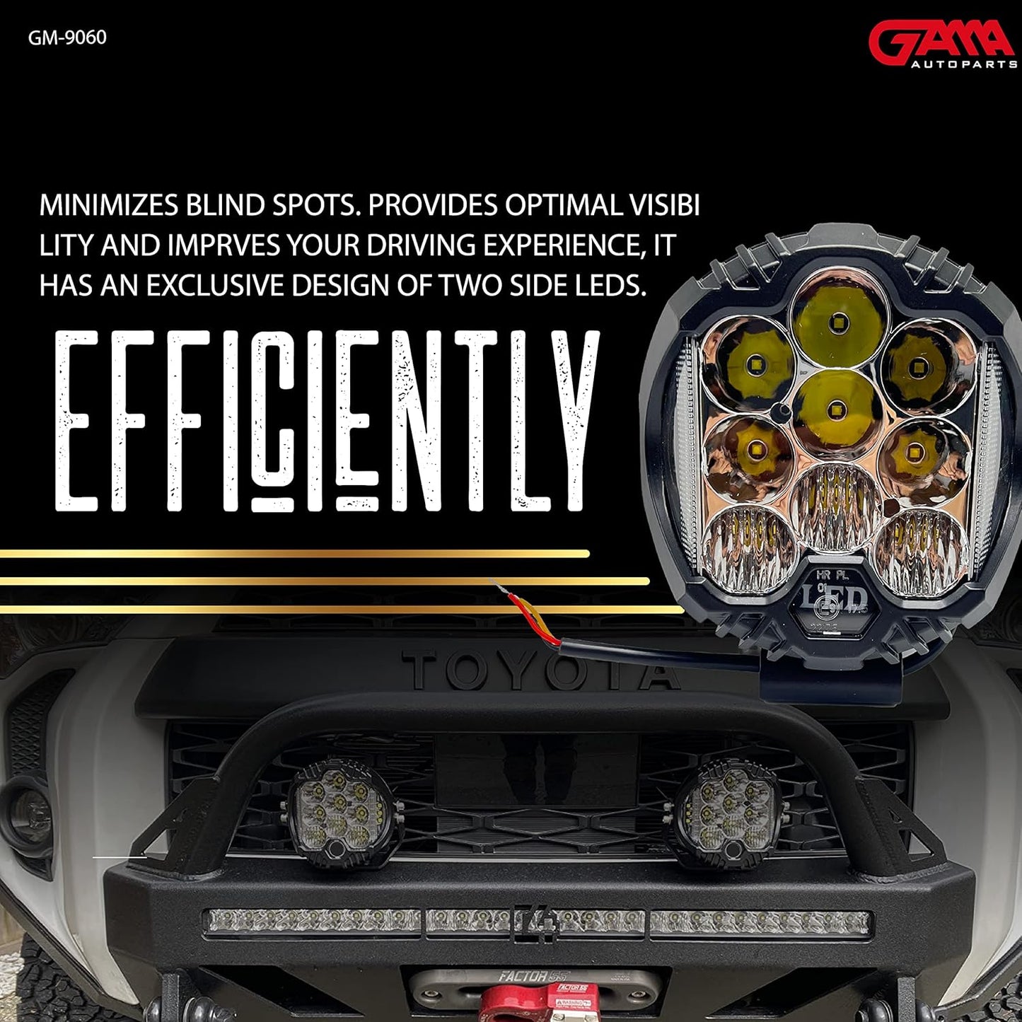 7" LED Light Bar Pods (Spot/Flood Combo)