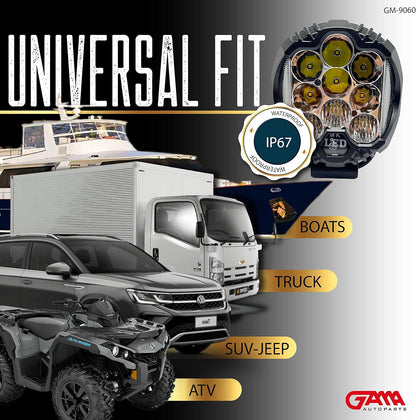 7" LED Light Bar Pods (Spot/Flood Combo)