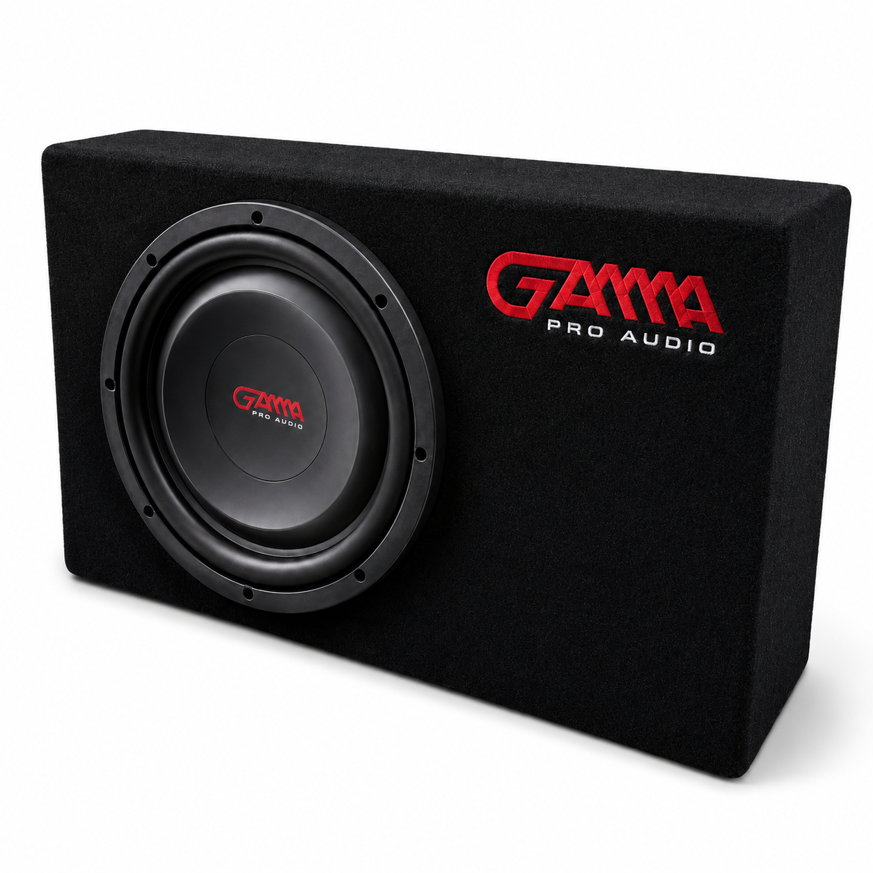 12" Loaded Shallow Subwoofer Enclosure 500 Watts Rms