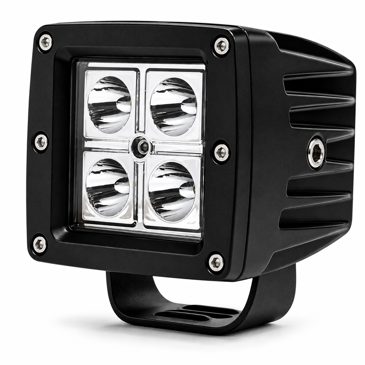 4" LED Work Light 16W 4D Reflector (Pair)