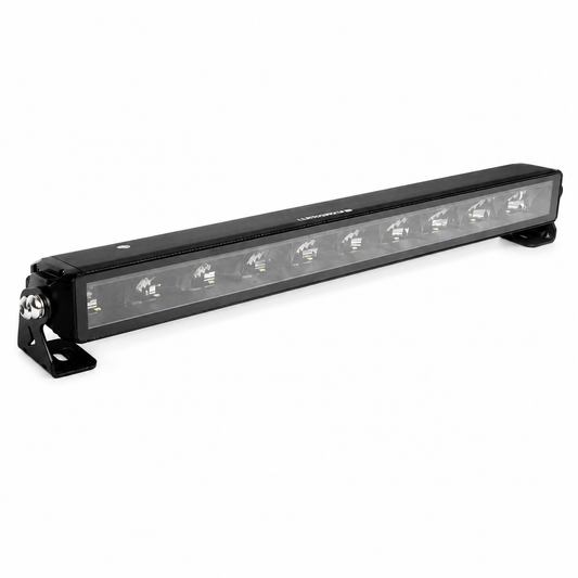 LED Light Bar 21.5" | 100W | Blacked-Out Design with Position Light | Screwless Frame | 10+24PCS HGL SMD Pattern Lumen LED