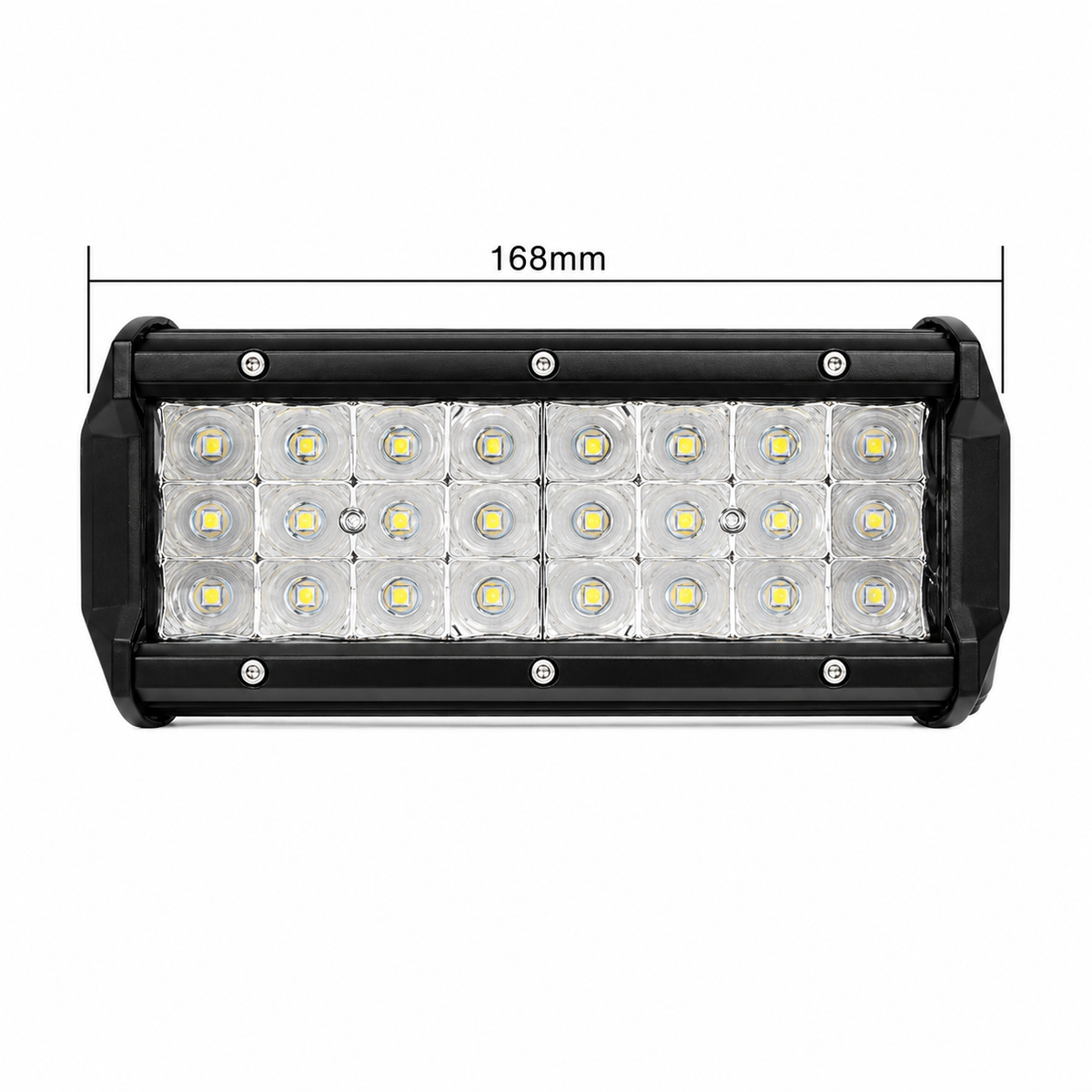 7" LED Light Bar – Three Row ETI LED 36W