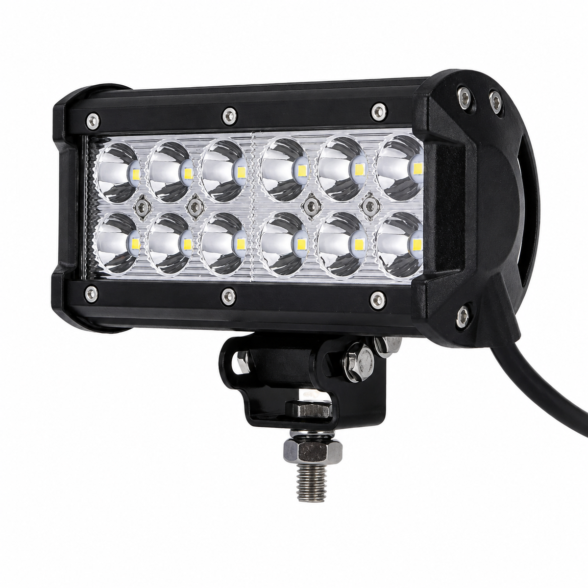 7" Dual Row LED Light Bar – 36W CREE LED