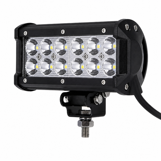 7" Dual Row LED Light Bar – 36W CREE LED