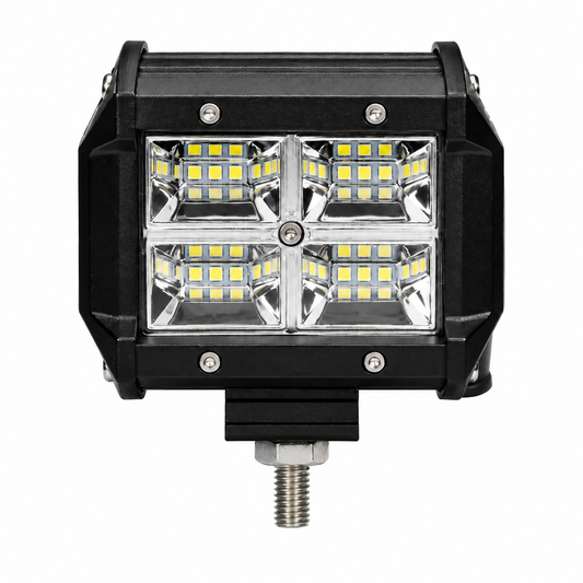 4" LED Light Bar 3 Row ETI LED 18W (Pair)