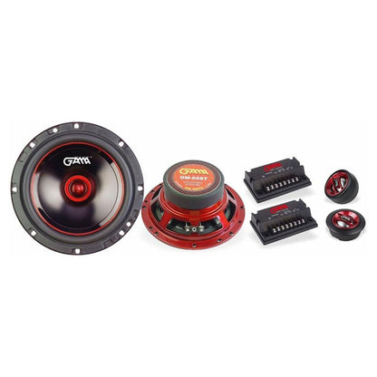 GAMA 6.5" 2‑Way Component Speakers — 240W Max / 80W RMS (Pair)