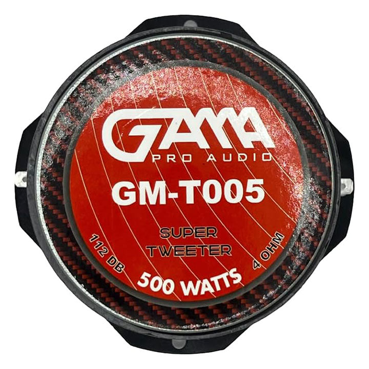 GAMA 4" Titanium Bullet Super Tweeter — 500W Max / 250W RMS, 4Ω