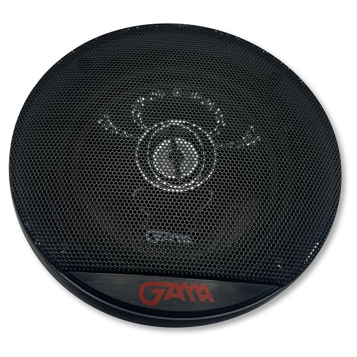 GAMA 6.5" 2‑Way Coaxial Car Speakers — IMPP Cone, 12 oz Magnet (Pair)