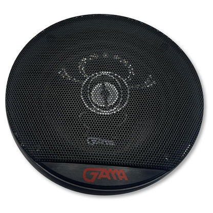 GAMA 6.5" 2‑Way Coaxial Car Speakers — IMPP Cone, 12 oz Magnet (Pair)