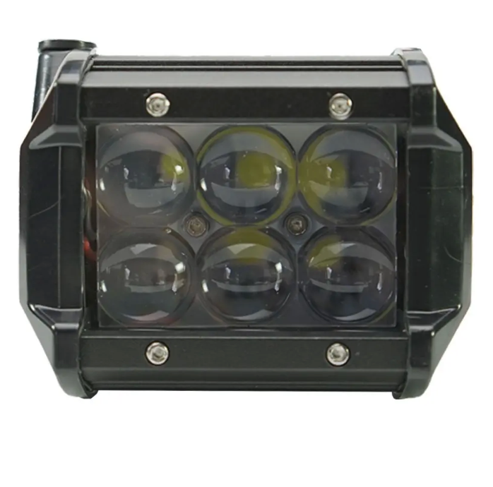 4" LED - 4D Lens 18W Spot Beam Pattern (Pair)