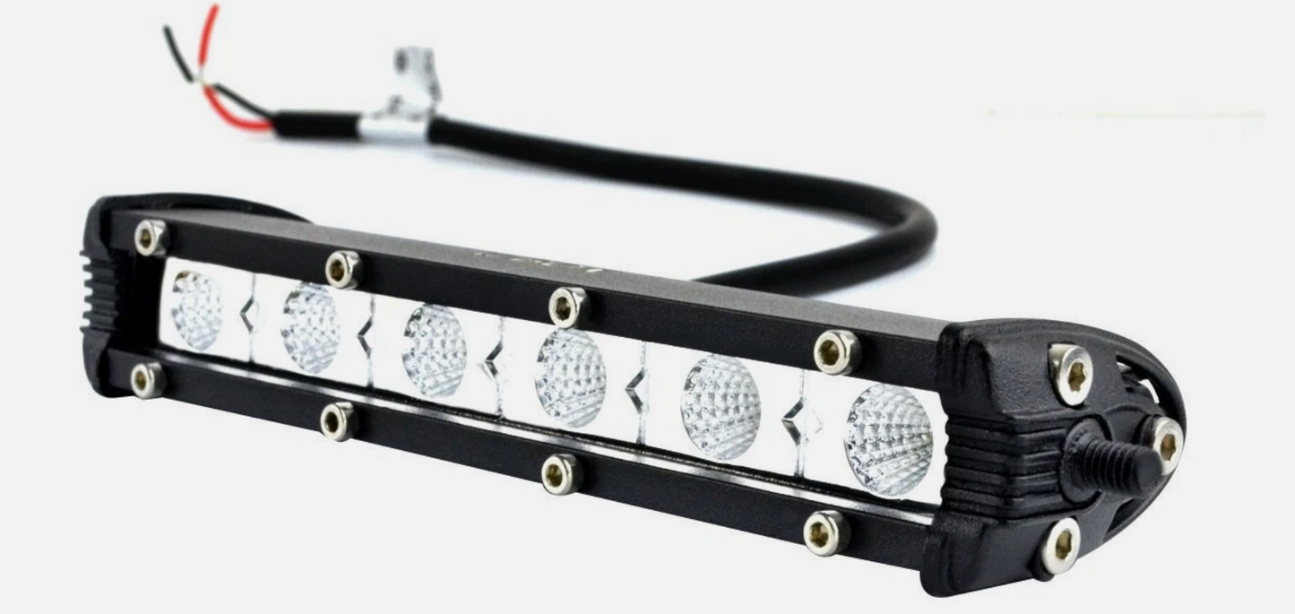 7" LED Light Bar- CREE LED 18W Spot Beam Pattern