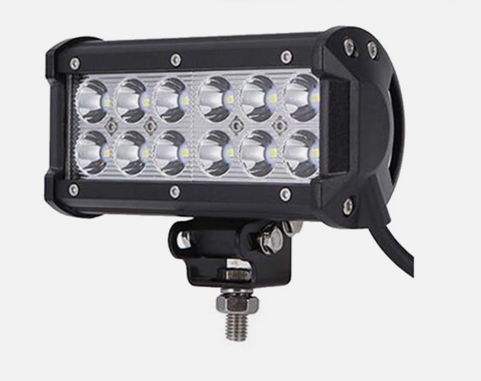 7" Dual Row LED Light Bar – 36W CREE LED
