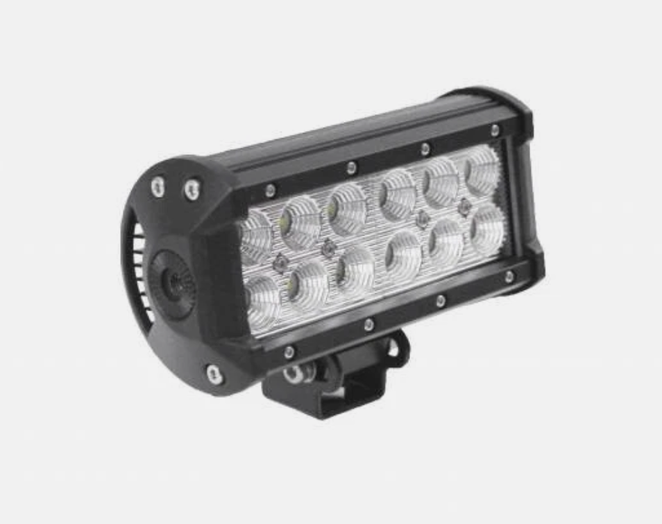 7" Dual Row LED Light Bar – 36W CREE LED