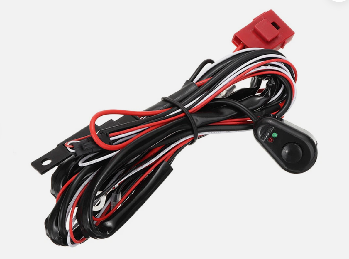 LED Light Wiring Harness – On/Off Switch with LED Indicator | 2.5 Meter Cable