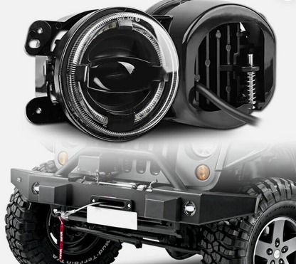 LED Fog Light with DRL – 4" | 18W | 1500LM | Pair