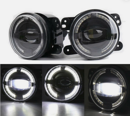 LED Fog Light with DRL – 4" | 18W | 1500LM | Pair