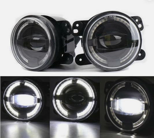 LED Fog Light with DRL – 4" | 18W | 1500LM | Pair