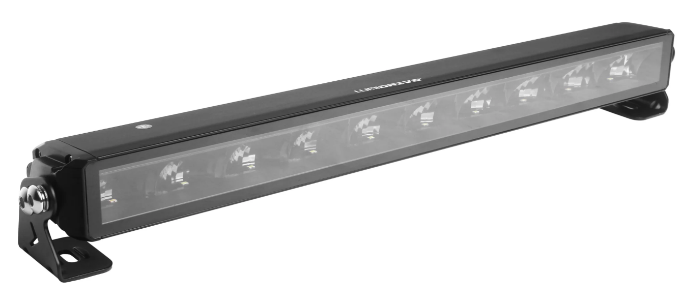 LED Light Bar 21.5" | 100W | Blacked-Out Design with Position Light | Screwless Frame | 10+24PCS HGL SMD LED