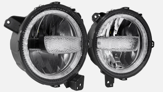 LED Headlight 9"| High/Low Beam | Jeep Wrangler JL 2018–Up (Pair)