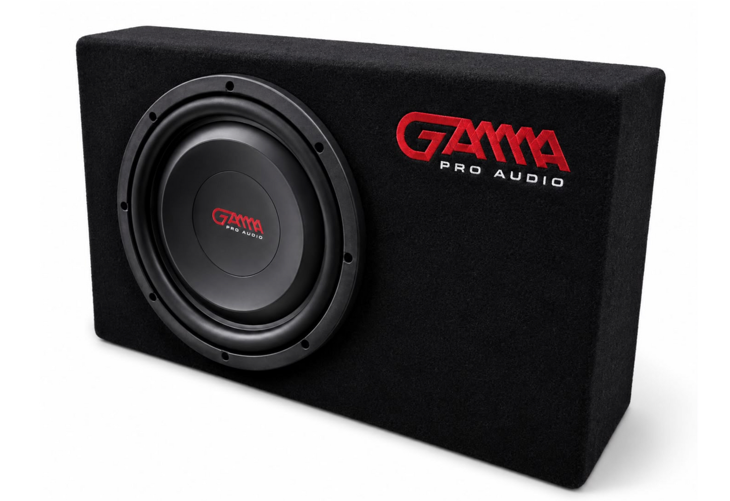 12" Loaded Shallow Subwoofer Enclosure 500 Watts Rms