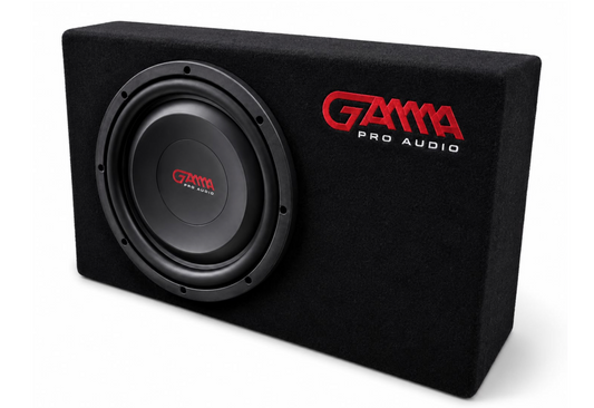 12" Loaded Shallow Subwoofer Enclosure 500 Watts Rms