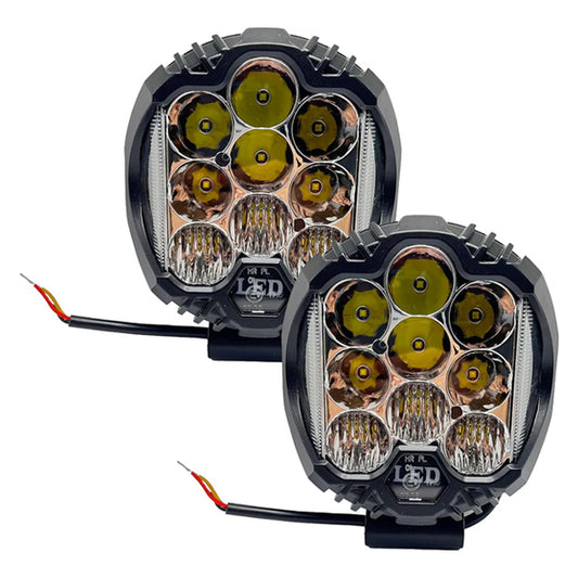 7" LED Light Bar Pods (Spot/Flood Combo)